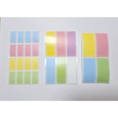 다온픽 파스텔컬러 방수라벨 스티커 견출지