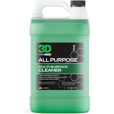 3D 만능 세정제 – 고성능 실내외 차량 세정제 비닐 가죽 플라스틱 천 카펫 등용 1갤런, 128 플로우 온스 (1팩)