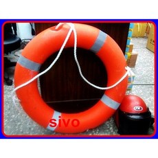 SIVO五金商城 專業型硬式救生圈 船舶裝船必備 重量約4.5Kg, 單只