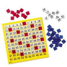다양한 체험형 수놀이 수학교구 수배열 숫자보드판 1-100 수이해, 1개