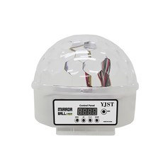 LM6 6컬러 LED 24패턴 레이져 미러볼 핀볼 노래방 가라오케 미러볼, 업소용(연결 커넥트 타입)