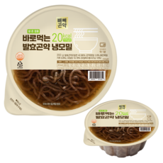 국물까지 다먹어도 79kcal 바로먹는 발효곤약 냉모밀, 2개, 350g