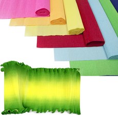 [동화오피스] 두성종이 단색 주름지 공예 주름종이 / 양쪽주름, 968.진밤색