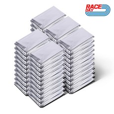 레이스데이 체온유지 비상용 보온 은박담요 S (130x210cm), 실버, 50개