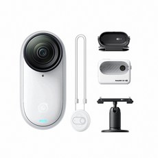 Insta360 GO 3 迷你運動相機套裝組，輕巧便攜，多配件組合，高畫質影像，防震穩定, 靈動白64G
