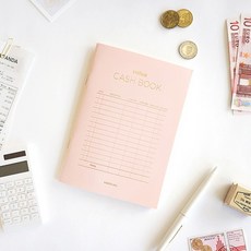 만년 가계부 Value 캐시북 / 간편 미니 캐쉬북 용돈기입장 자산 지출기록, 01 발레핑크, 1개