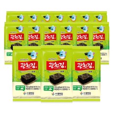 광천김 바삭바삭 파래김, 4g, 16개