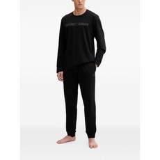 엠포리오아르마니 로고 디테일 파자마 세트