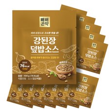 빼빼곤약 강된장 덮밥소스 76칼로리 간편한 한끼, 12개, 100g