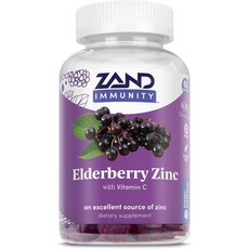 Zand 이뮨 써포트 비타민C 함유 엘더베리 아연 구미젤리 60개, 1개, 60정