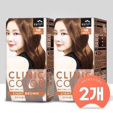 꽃을든남자 크리닉칼라 (염모제)(2개), 2세트, 밝은갈색