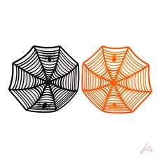 아성플러스추천샵 거미줄 모양 바구니 생활용품, 오렌지, 1개