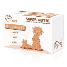 虎揚 Life CO-Q10 護心肝-40粒(犬貓適用) Q10活性B群/犬貓保養品, 1個