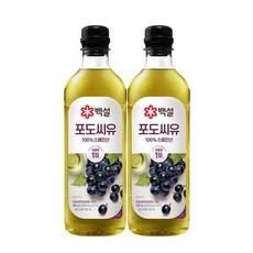 CJ 백설 포도씨유 900ml x2개, 2개