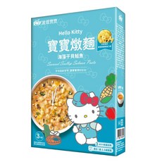 波堤寶寶 寶寶粥 加熱即食粥 常溫即食粥 寶寶麵 Kitty 副食品 寶寶燉麵 瀚克寶寶 好飽寶 沖泡粥, 1盒