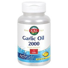 KAL 大蒜油軟膠囊 2000mg, 1個, 250粒