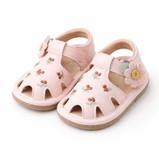 민들레 삑삑이 샌들 보행기 소리나는 걸음마 신발