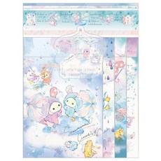 莫莫日貨 全新日本原裝進口正版 2023新品 憂傷馬戲團 深情馬戲團 信封 信紙組 LH77301, 1個