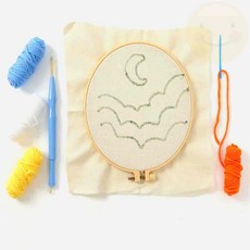 왼스토어 펀칭자수세트 밤하늘 어린이DIY
