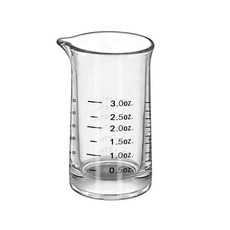 90ml 帶刻度 鷹嘴 玻璃量杯 廚房家用烘焙 量杯, 1只裝, 90毫升鷹嘴量杯黑色1只裝, 透明, 90