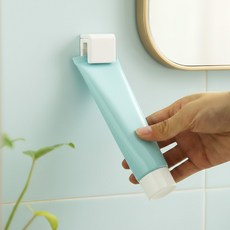 무타공 부착식 치약걸이, 크림화이트, 1개