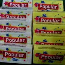 印尼POPULAR高級多用途洗衣皂 白色椰子 天然洗淨 家事清潔, 1個, 白色