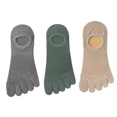 호환3짝/몫 남성 양말 통기성 땀 참신 발가락 캐주얼 손가락 보트 삭스, 01 EU 37-43, 08 3PAIRS-3