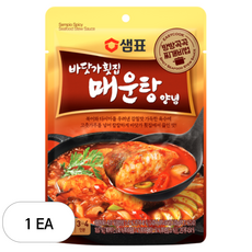 샘표 바닷가횟집 매운탕 찌개양념, 140g, 1개