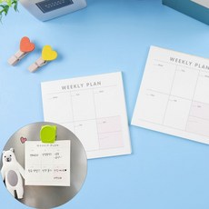 뜯어쓰는 사무실 한주 주간 계획 플랜 메모지 소형 1P 뜯어쓰는 사무실 한주 주간 계획 플랜 메모지 소형 1P 주간메모지 한주메모지 계획메모지 일정메모지 회사메모지 사무실메모지, 상세페이지 참조, 1개, 상세페이지 참조
