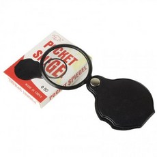 돋보기 휴대용 데일리 접이식 포켓 클래식 미니 돋보, 1개