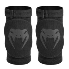 Venum Kontact 팔꿈치 패드 - 블랙/레드 - XS, 블랙/블랙