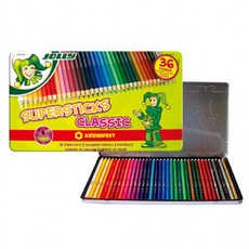 지구화학 졸리 목 색연필 36색, 본상품선택, 1개