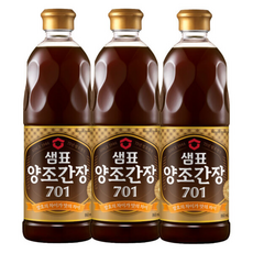 샘표 양조간장701, 3개, 860ml
