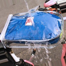 (포워드테크) 오토바이 바이크 방한 방수커버 비닐 토시비닐 커버 카바 방품 바람막이 핸들 토시, 대형