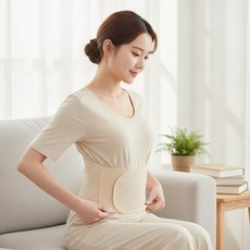 산후조리 산모 복부 메쉬 산후복대 통기성 몸매보정