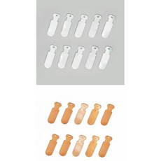 50개세트 전기실험 아연판 금속판 과학실험기구 키트 수업 학교 초등, 구리