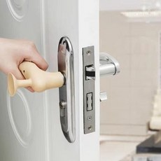 防撞門把手套 加厚靜音硅膠門把保護套 門窗把手套 牆面保護墊, 活動剩余時間：00: 00:16,超吸【通用款】1個裝小號