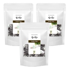 보이차 25티백 숲으로허브 삼각티백, 25개입, 3개, 1g