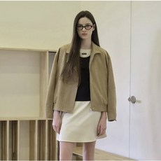 플라스틱아일랜드 스웨이드 봄버 자켓 PS2WZ382 1004188