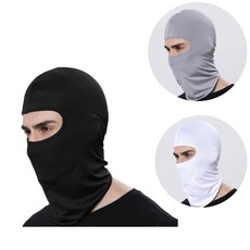 데코라레협력사 얼굴 마스크 차단 안면 군용 군대 여름 페이스커버 쿨링 가리개 전면 쿨 복면 자외선, 블랙