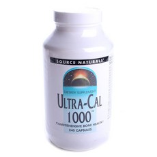 SOURCE NATURALS Ultra-CAL1000骨營養保健膠囊, 1入, 240顆