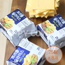 소와나무 트리플 슬라이스 치즈 450g 25매, 8개