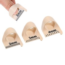 3개입 엣지 스티치 록 및 재봉 게이지 234mm 록랜딩 도구 고른 스티치를 위한 솔기 가이드 자 DIY 재봉틀 키트기계 재봉에도 적합