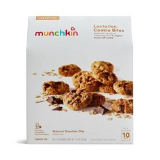 Munchkin Milkmakers 수유 쿠키 바이트 오트밀 초콜릿 칩 10개입, Munchkin Milkmakers 수유 쿠키 바이트,, 1