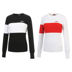 혼마 혼마골프 여성 SS 배색 스웨터 HWGC502R604