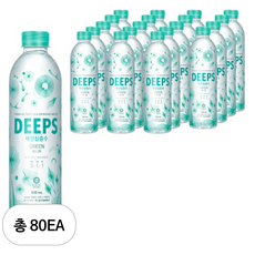 딥스 해양심층수 그린, 500ml, 80개