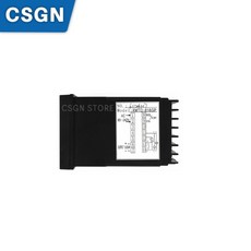 가마 용광로 오븐 프로그래밍 패드 온도 컨트롤러 220V SSR 릴레이 출력 72mm 30 세그먼트, 01 SSR Output 2 Alarm