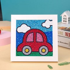 자동차 액자형 diy 구슬 보석십자수ori2+4cdU