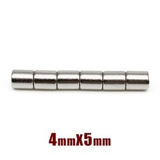 원통형자석 20/50/100/200/500PCS 가정용 냉장고 사무실 DIY용 4x5mm 소형 자석, 06 100PCS