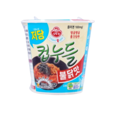 오뚜기 쫄깃당면 저당 컵누들 불닭맛 42g, 1개